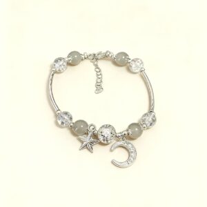 Starry Night White Crystal Bracelet